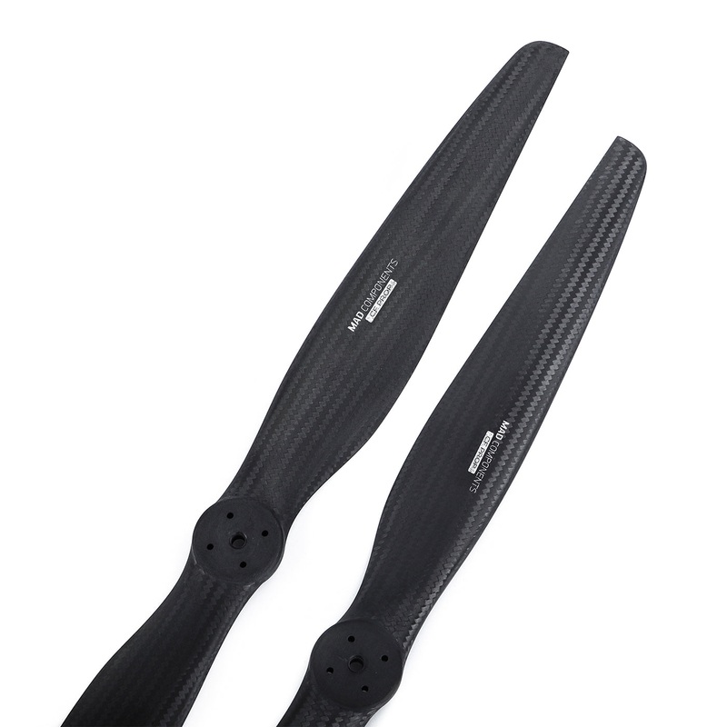 MAD FLUXER VTOL Carbon Fiber Propeller 28.1x9.2 (713.74x233.68mm) CCW, 94g, 2pcs
