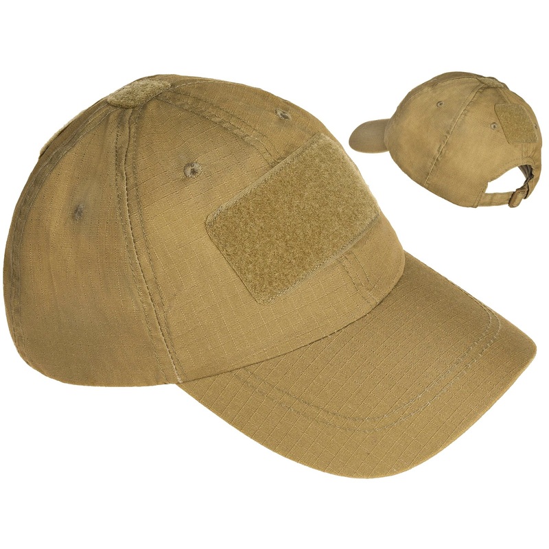 MI-TEC Rugged Baseball Cap in Coyote Color, Universal Fit