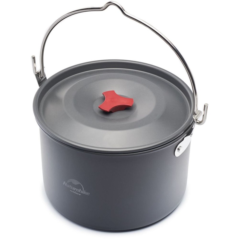 Naturehike 4L Camping Pot NH17D021-G, Aluminum Cookware