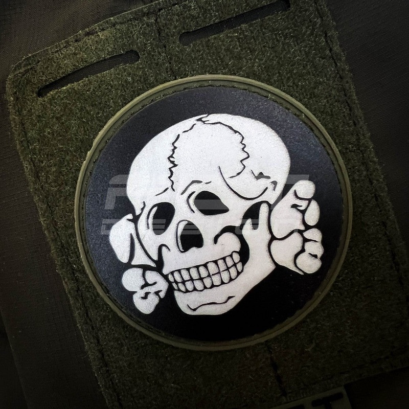PVC Skull Patch/Chevron