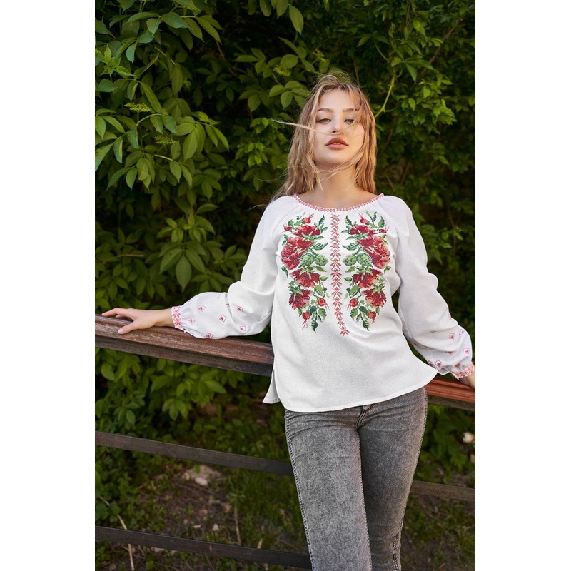 Women's Ukrainian Embroidered Blouse