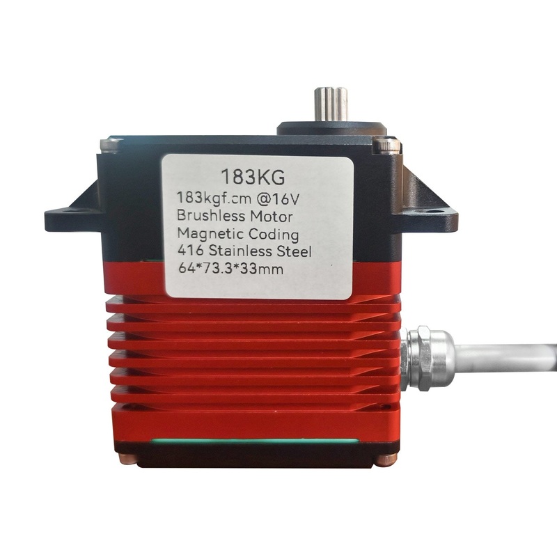 183KG High Torque Alu CNC alu alloy case 0~180 waterproof DIGITAL Servo