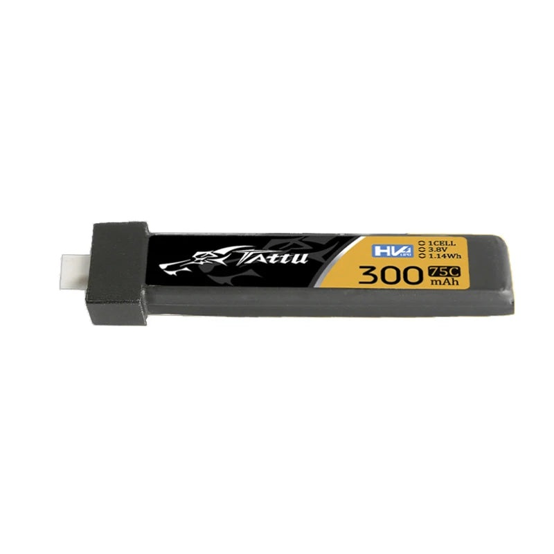 10Pcs TATTU 1S 300mAh 75C 3.8V LiPo Drone Battery 3.8V BT2.0 10Pcs