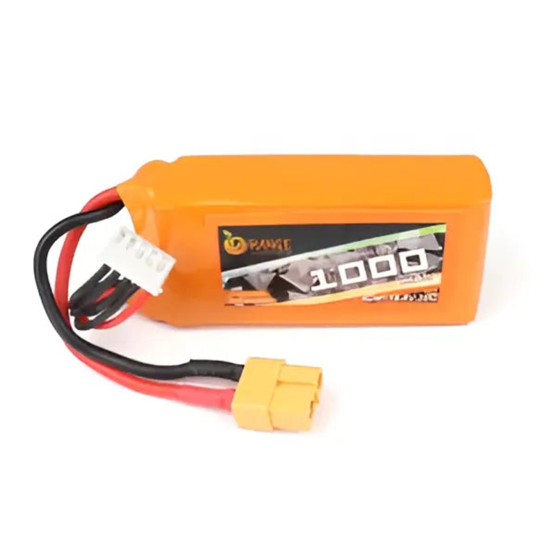 14.8V 1000mAh 30C 4S Lithium Polymer Battery Pack (Orange)