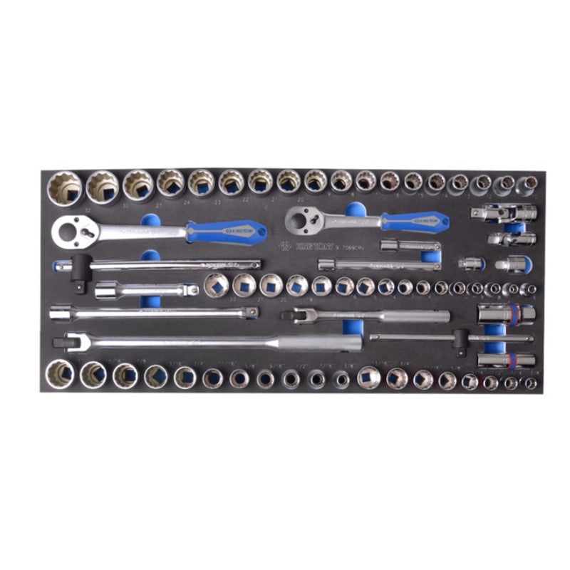 37-Piece 1/2" Drive Socket Set with Tray