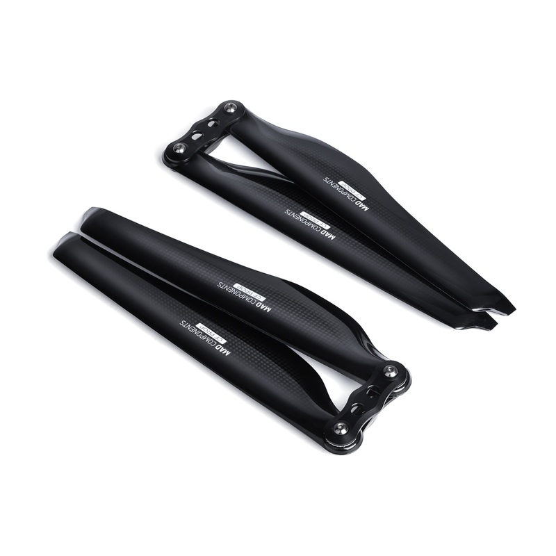 MAD Components FLUXER Pro 18.2x5.9in Glossy Carbon Fiber Folding Propeller for Multirotor Drone