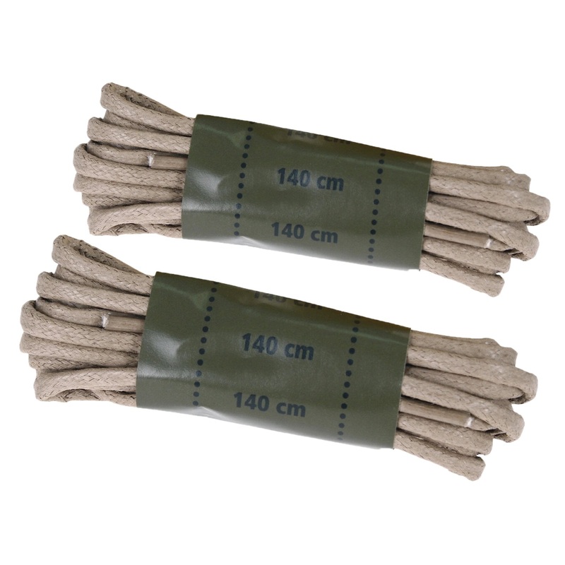 MI-TEC Waxed Laces 1 cm Coyote