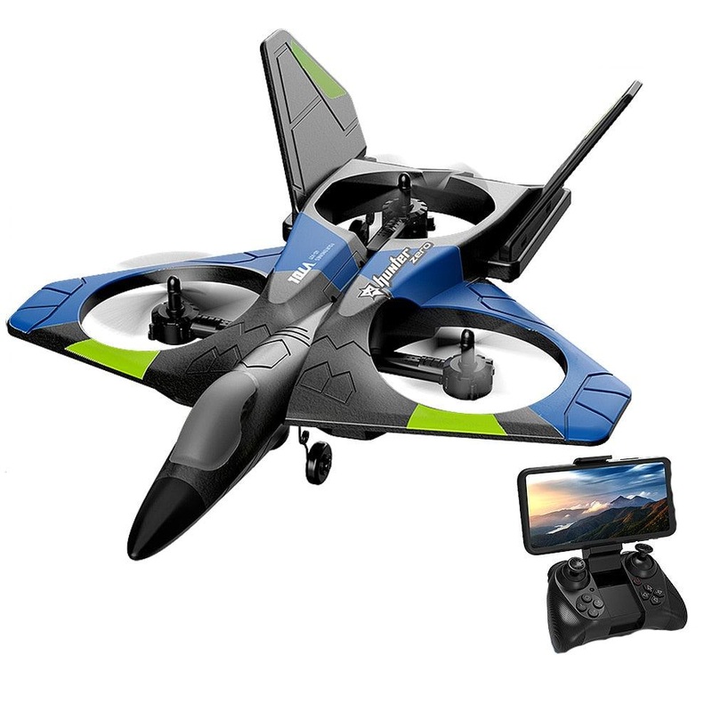 V27 RC Airplane - 2023 New 2.4G Remote Control Fighter Hobby Plane Glider Airplane EPP Foam Toys RC drone Kids Gift NO Camera Red