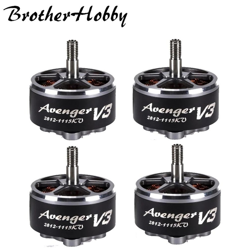 Brotherhobby Avenger 2812 V3 900KV / 1115KV Brushless Motor 5-8S Titanium Alloy hollow shaft 7-9inch Propeller for RC FPV Drone 1PCS 900KV