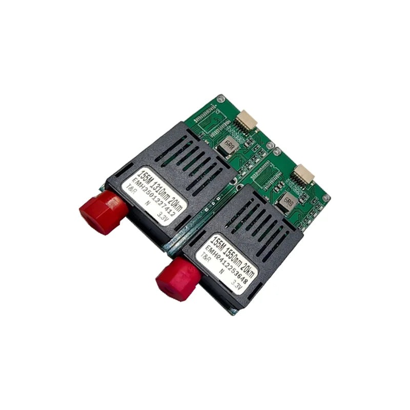 FPV Optical fiber image transmission module for Drone, FC/UPC SingleMode, 2040 km, CVBS/HDMI, SBUS/CRSF, 526V 1CVBS1network2TTL