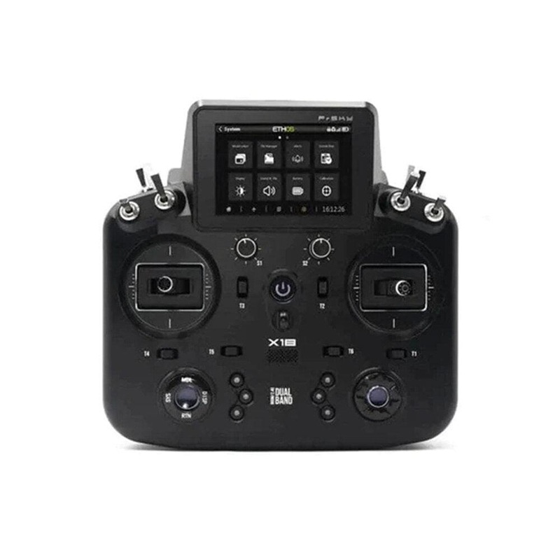 FrSky X18 X18S Dual Band RC Transmitter W/ Battery & Dual Band RX Remote Control for FPV Drone Black X18