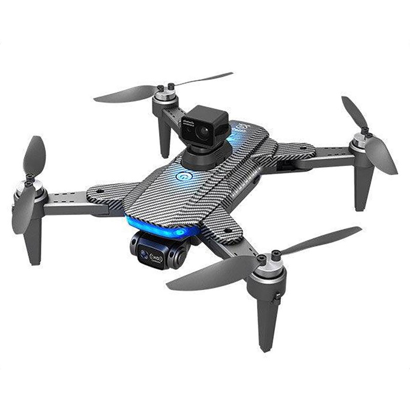 HJ90 PRO GPS Drone - 8K HD Dual HD Camera Obstacle Avoidance Flighting Time 35Min 5G WIFI FPV Foldable Quadcopter RC Dron Gifts Professional Camera Drone Max Black 4K Bag