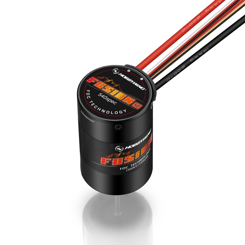 Hobbywing QUICRUN Fusion SE RC ESC+Motor 2-in-1 FOC System 40A 1200KV/1800KV for 1/10 Crawler