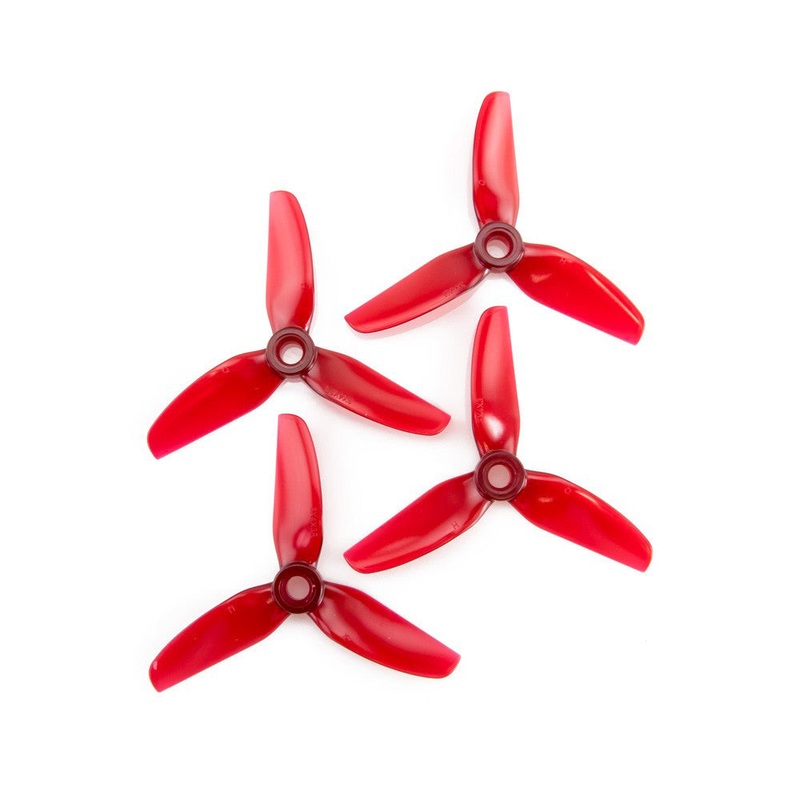 HQProp 3X4X3 3-Inch Tri-Blade Poly Carbonate Propellers Set (2CW+2CCW) 5mm Shaft Black
