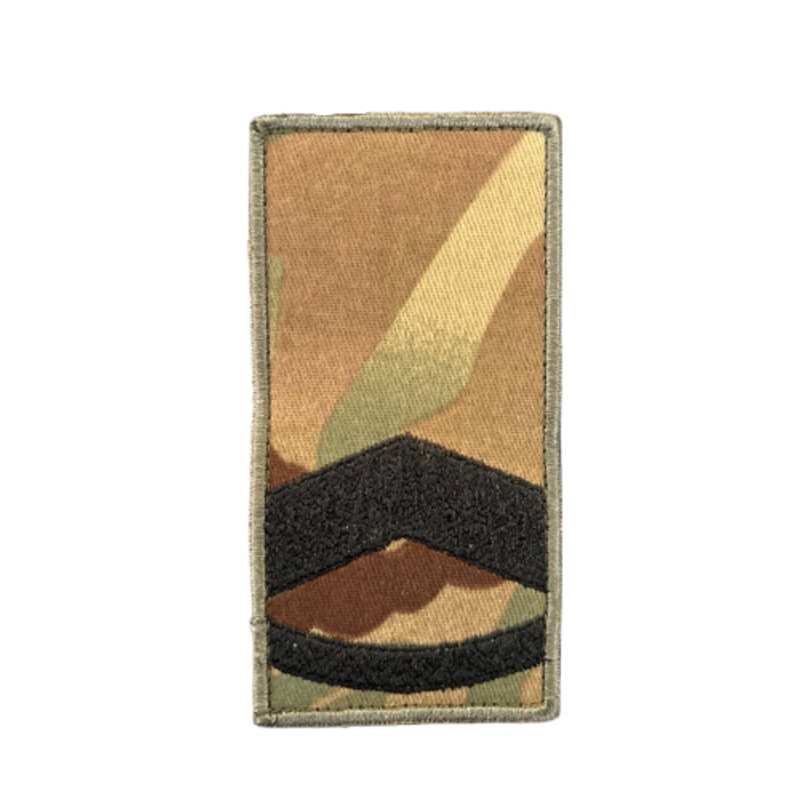 Multicam Hook-and-Loop Chest Strap for Sergeant Rank