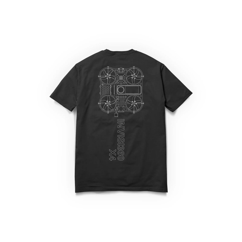 NewBeeDrone T-Shirt Invisi360 X4 Theme - Cotton Comfort