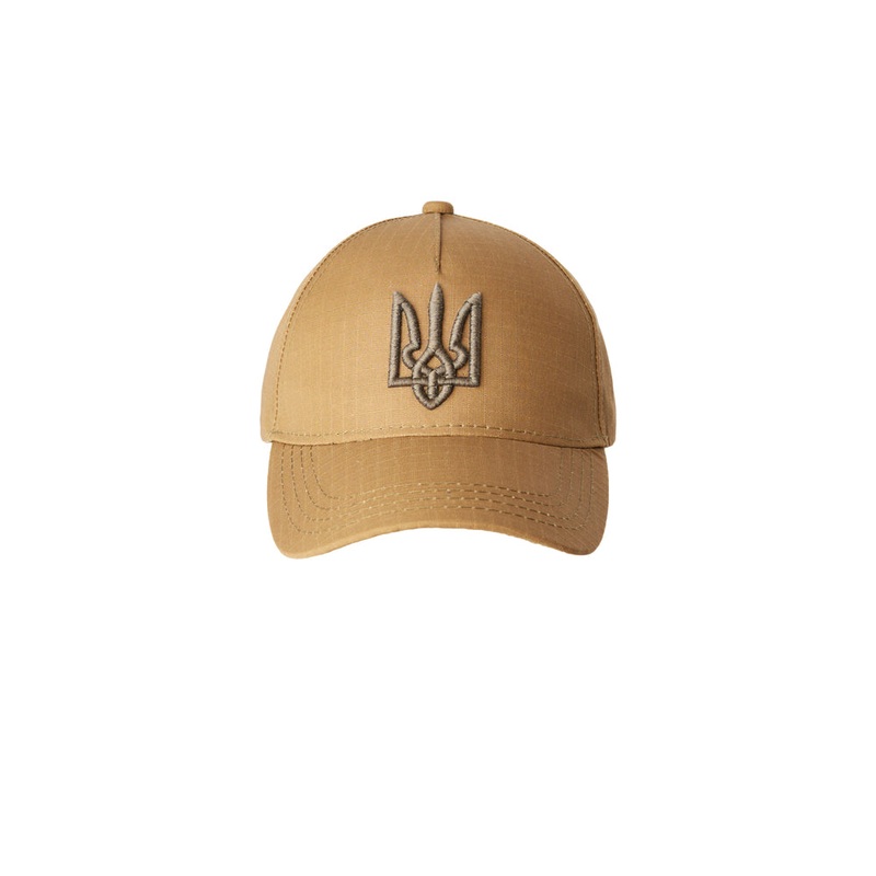 Vik-Tailor Coyote Ripstop Cap with Trident Emblem