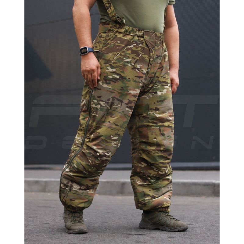 Winter 7-Layer Water-Repellent G-Loft Pants in Multicam