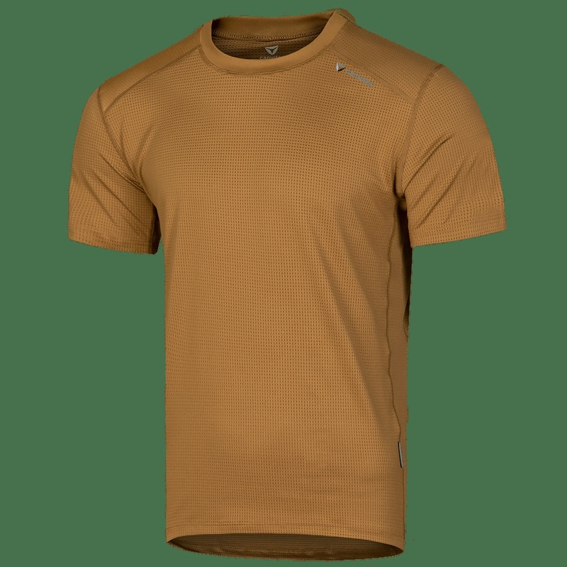 Chiton Grid Coyote T-Shirt, Size S