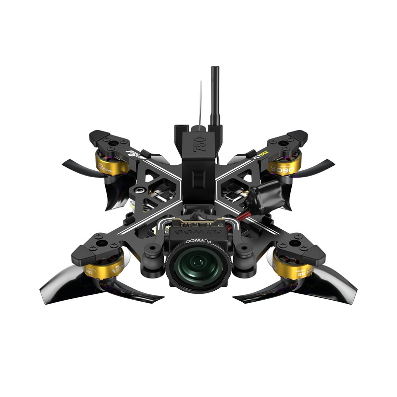 Flybee 16 HD O4 2S Ultralight FPV Drone GOKU F405 ELRS AIO, ROBO 1003 14800KV, 40mm 1611-3 Props, 45.7g