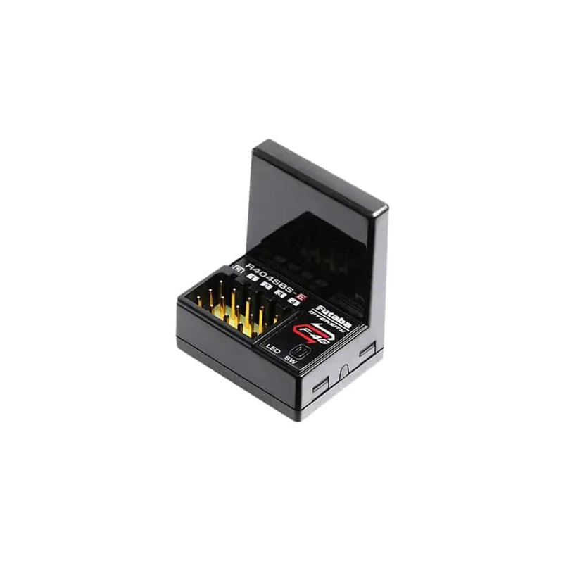 Futaba R404SBS-E F-4G 4-Channel SR Receiver, 3.77.4V, 5.7g, S.Bus2, for EP RC Racing Cars