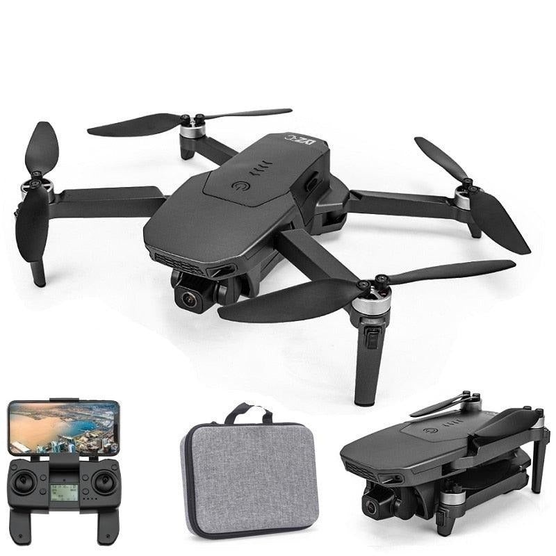 JINHENG L300 GPS Drone - 5G Wifi 4K HD Professinal Dual HD EIS Camera Light Flow Brushless Folding Quadcopter RC Helicopter Toys Gift Professional Camera Drone Black 4K Bag 1B