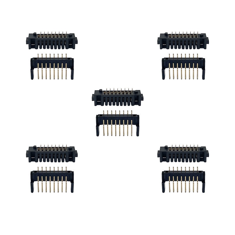 RJX 5 Pair 8-Pin 2.0mm Pitch Laptop Battery Connector Set (Female + 180 Bent-Foot Male)