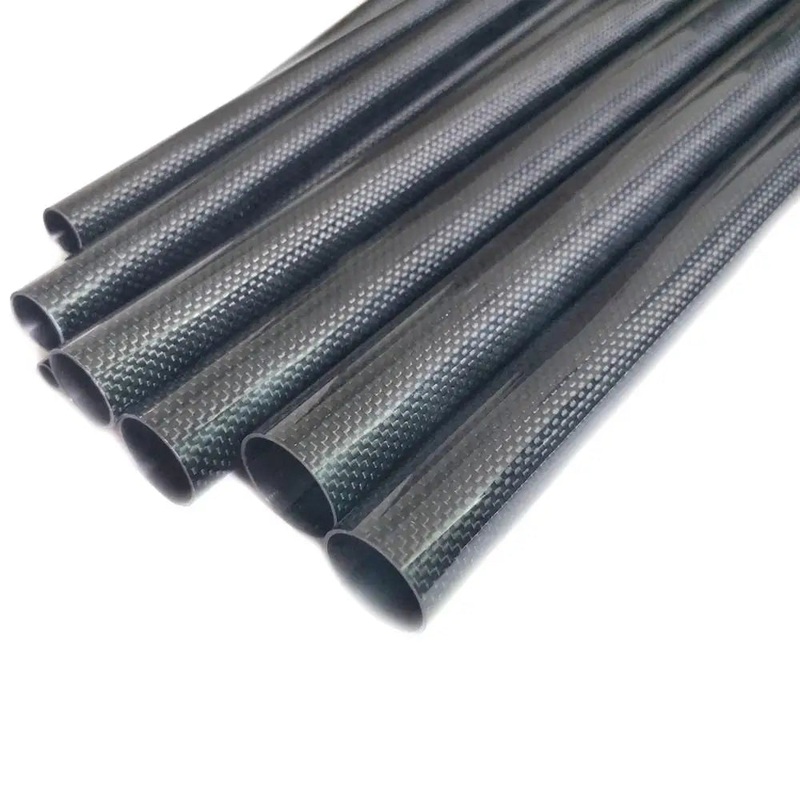 Carbon Fiber Tube 3K Length 500mm - Diameter 10mm 12mm 14mm 16mm 18mm 22mm 24mm 26mm 28mm 30mm 32mm for RC Model Airplane Car 24mmx22mmx500mm