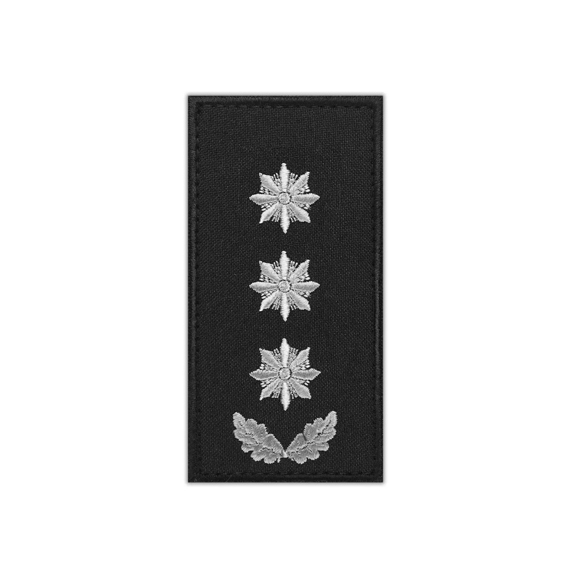 Colonel Black Police Epaulet - Durable and Reliable Attachment