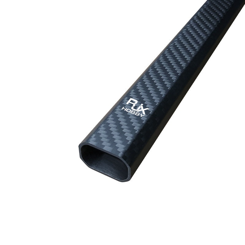 RJX 20x30mm Carbon Fiber Octagonal Tube & Tube Clamp for UAV Arms, 10001250mm Length Options