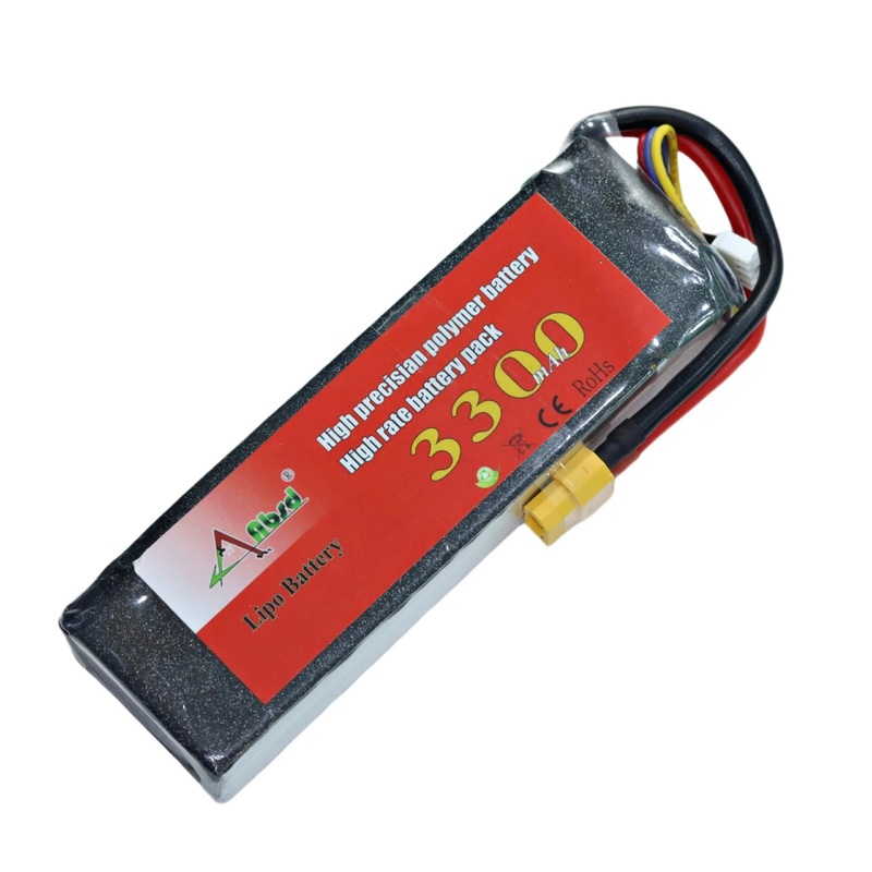 11.1V 3300mAh 3S 30C Lipo Battery With XT60 Plug (Brand ABSD)