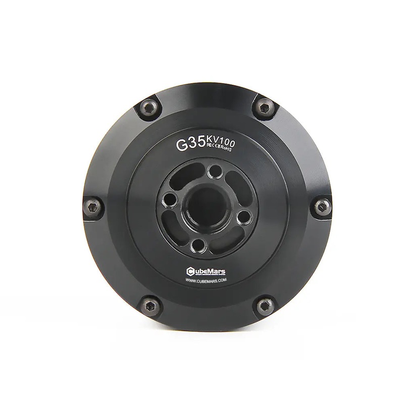 CubeMars G35 KV100 Gimbal Motor 16V 0.46Nm 90g Large Hollow Shaft Low Cogging Speed & Position Loop