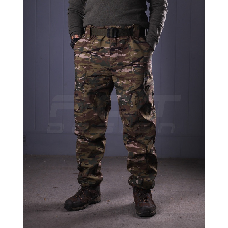 Hunter Softshell Winter Pants Multicam Green
