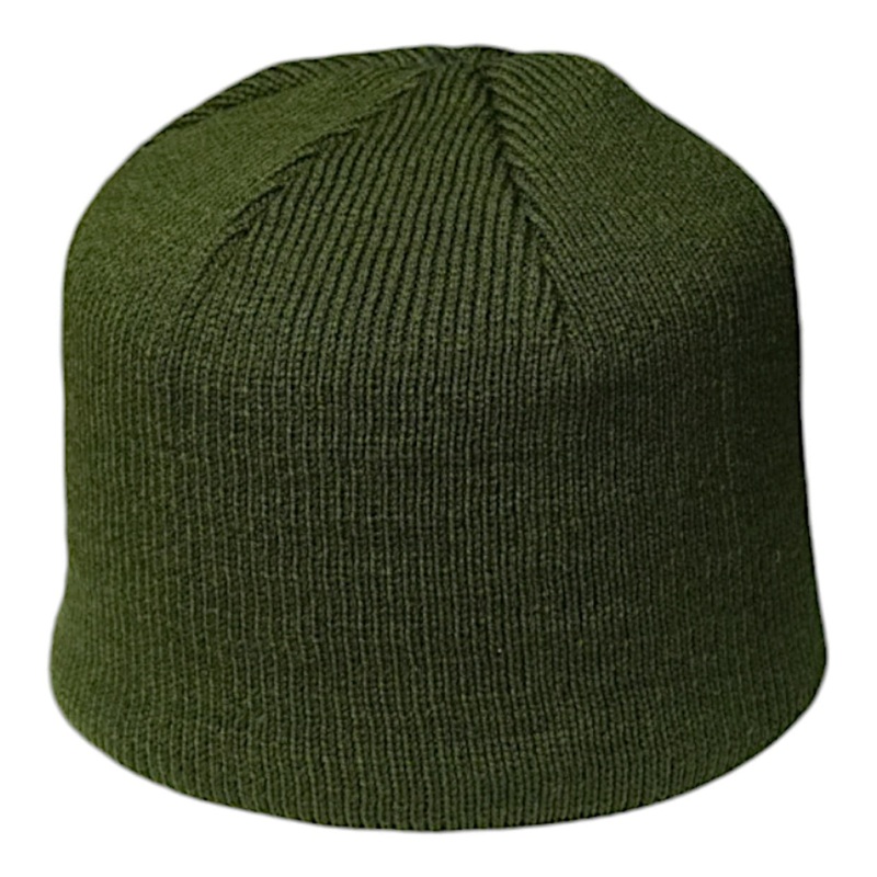 Olive Fleece-Lined Knit Beanie - Comfort Meets Style