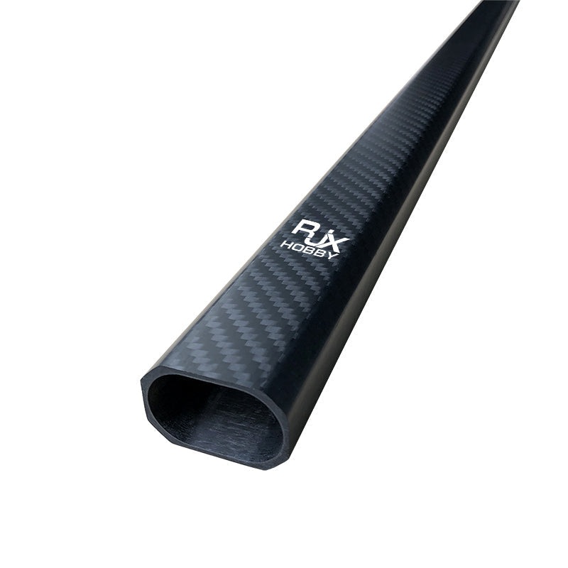 RJX 25x38mm Octagonal Carbon Fiber Tube / Tube Clamp UAV Accessory, Length 1000-1200mm