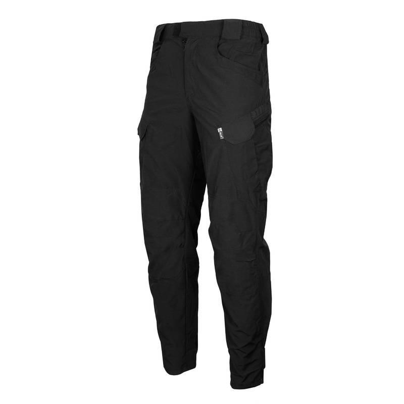 Urban Summer Rip-Stop Pants in Black