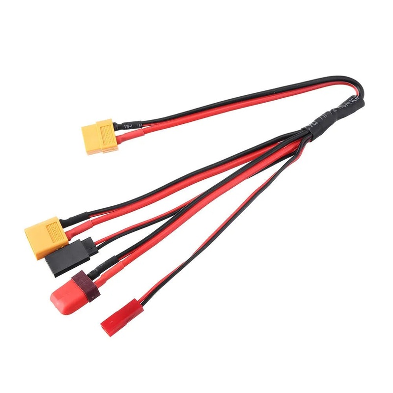 4 in 1 Multi-Charging Cable XT60 Plug to XT60 - FUTABA - JST - DEANS