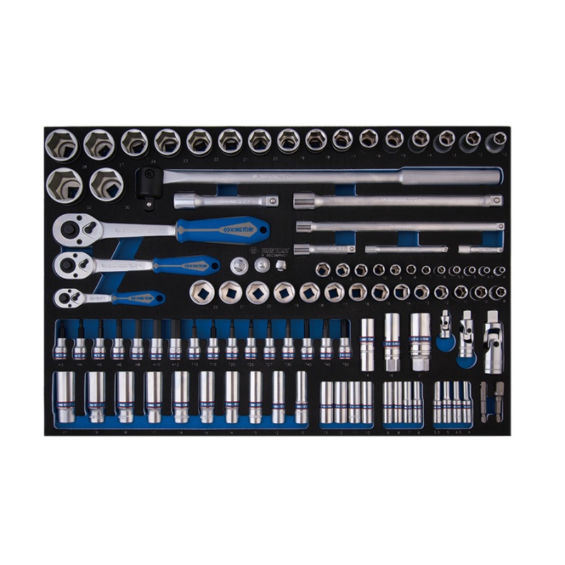 103-Piece Socket Set with Accessories in Storage Tray