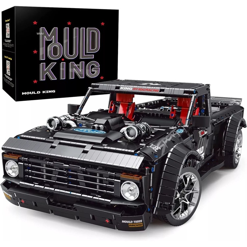 Mould King 13082 Pickup Truck Block Kits Model 3695 pcs with Motor/App Remote