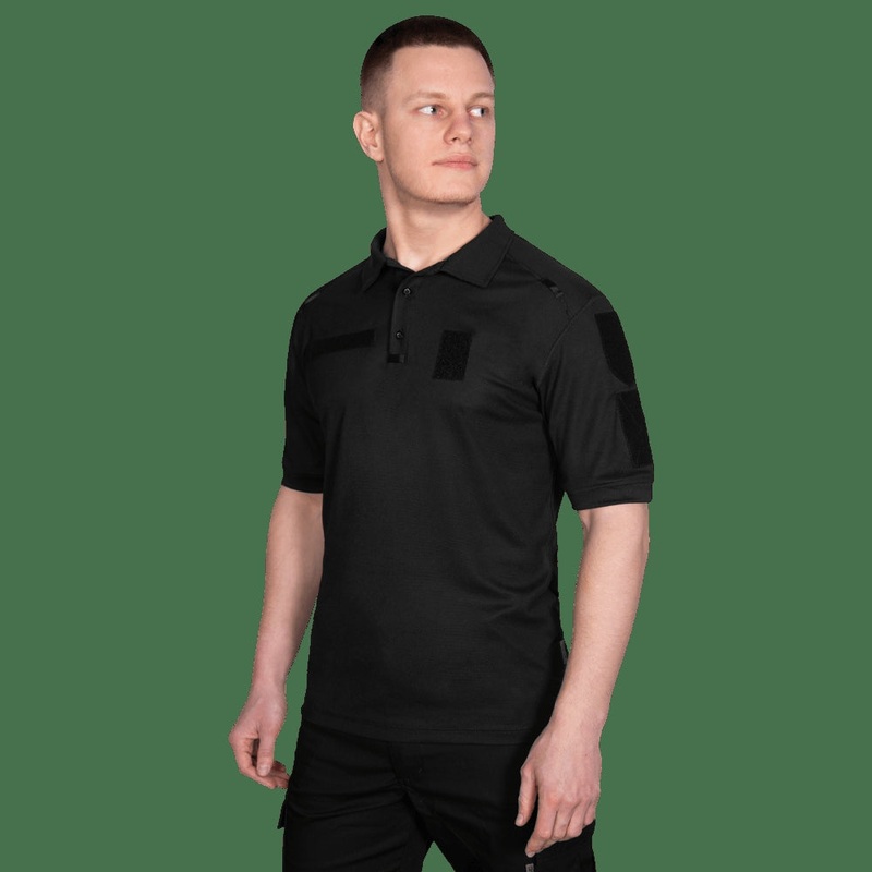 Paladin CoolPass LT Black Pique Polo
