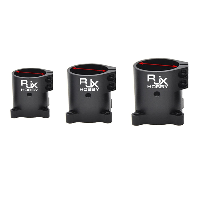 RJXHOBBY 90 D16 20 25 30 35 40mm Landing Gear Vertical Mount Base Nozzle Connecting Rod Fixing Parts for RC UAV Drone