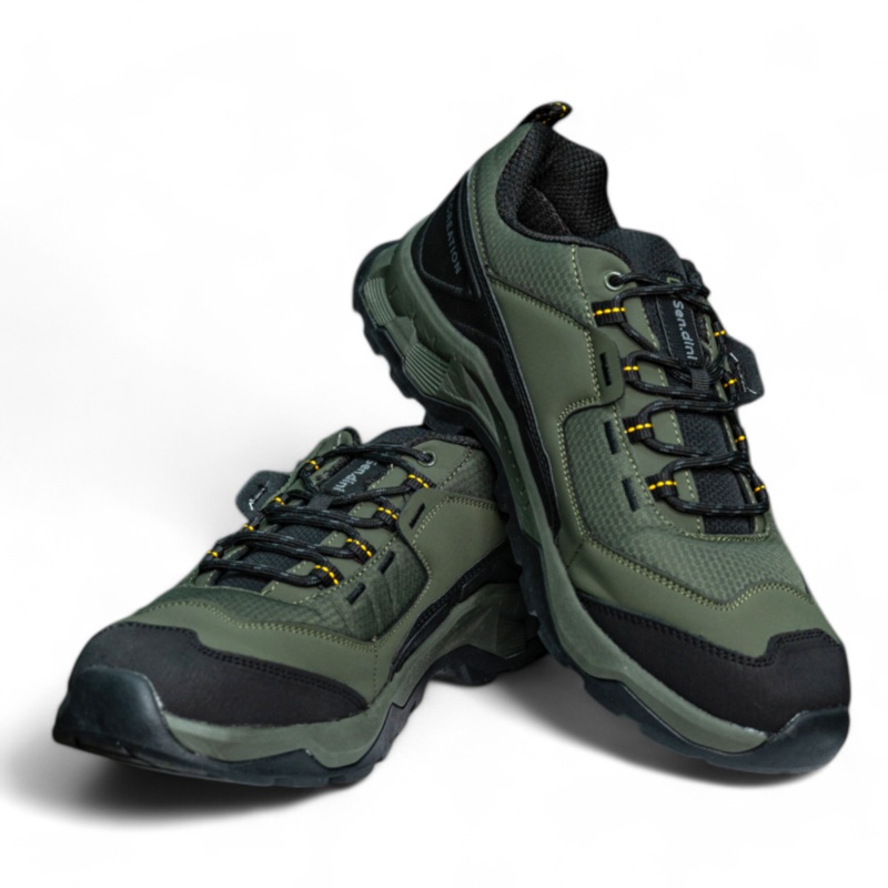 Sen.dini Thinsulate Sneakers in Olive, Size 46