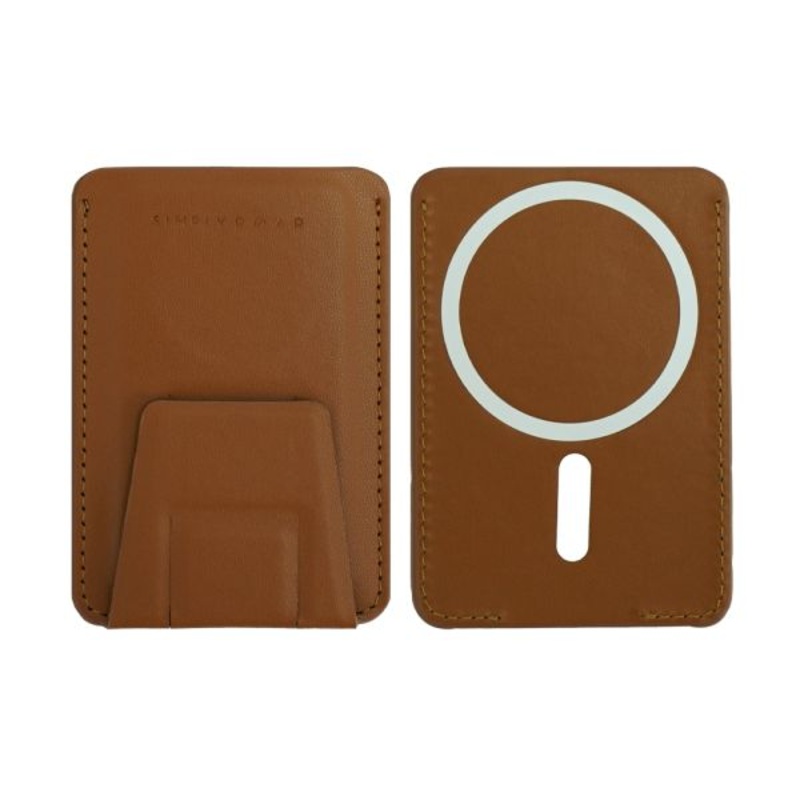 Simply Roar Simply Roar Mag Card Pocket (MagSafe Compatible) Brown