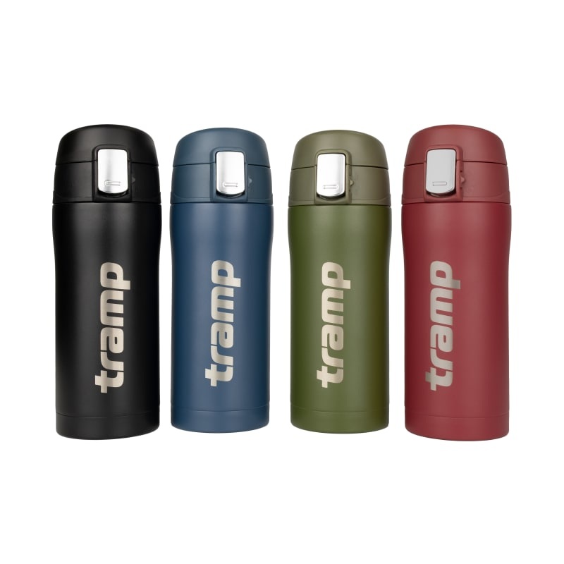 Tramp 0.35L Blue Thermos UTRC-106 Matte Finish