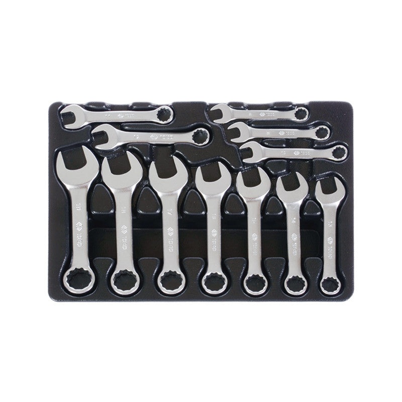 12-Piece Combination Wrench Set in Foam Organizer