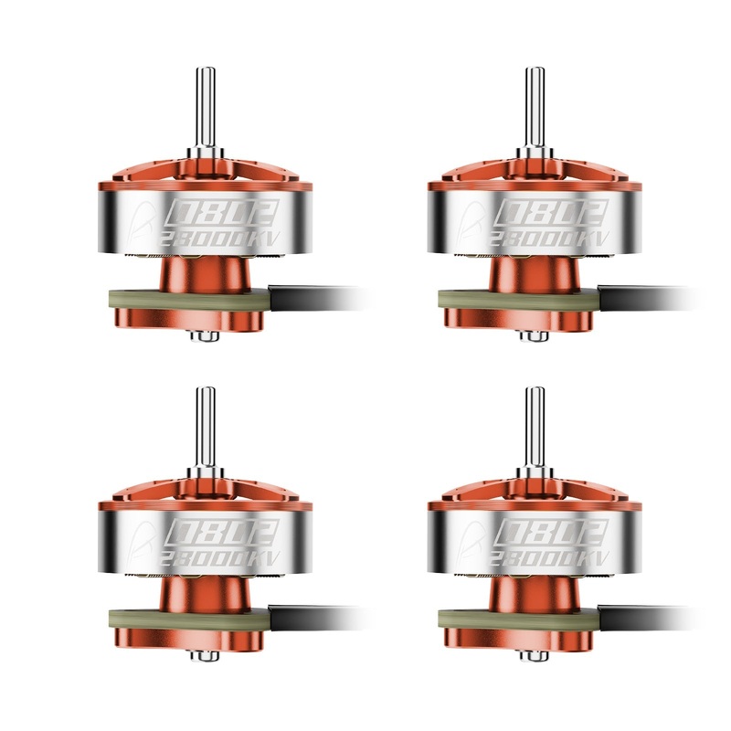 BetaFPV 0802 Brushless Motors (2026) 0.10mm Stator Core, 22000/25000/28000KV, 1S 4.2V