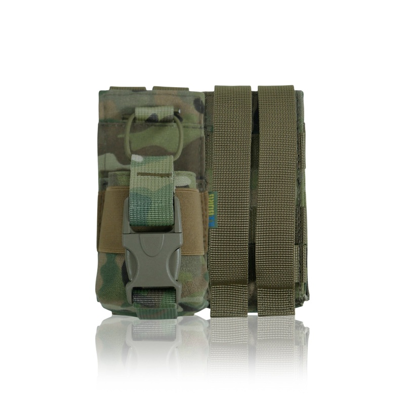 KIBORG GU MultiCam Radio Pouch - Rugged Utility Accessory
