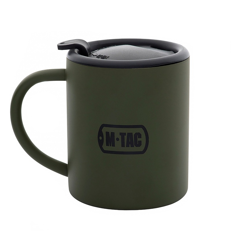 M-Tac 280ml Olive Green Thermal Mug with Lid