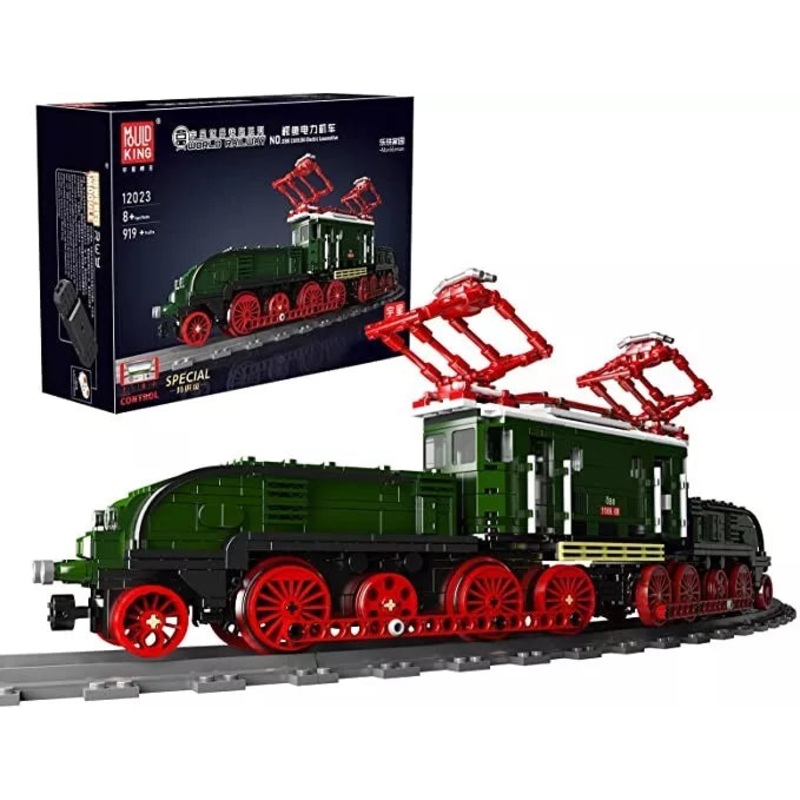Mould King 12023 Crocodile OBB 1189.08 Electric Steam Locomotive Building Block