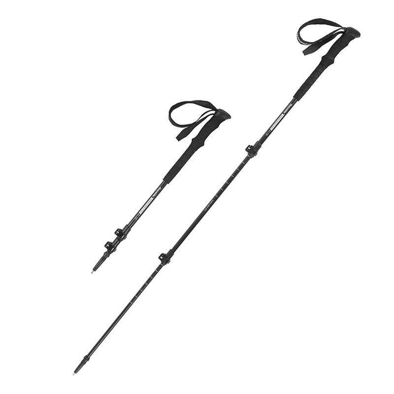 Naturehike ST 03 3-Section Aluminum Black Trekking Pole